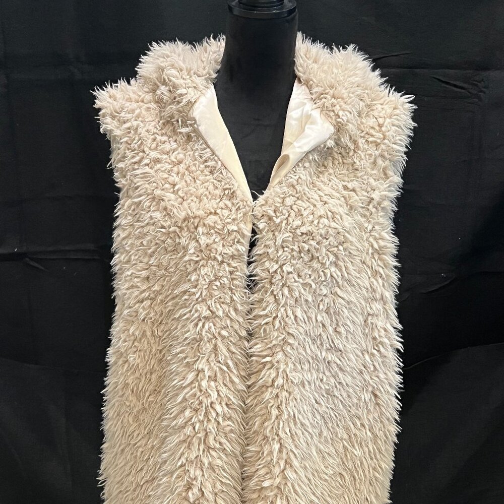 Faux Sherpa Vest - Cream